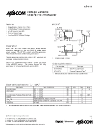 Datasheet AT-118 manufacturer M/A-COM