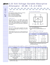 Datasheet AT-119TR-3000 manufacturer M/A-COM