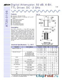 Datasheet AT20-0106 manufacturer M/A-COM