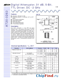 Datasheet AT20-0263 manufacturer M/A-COM
