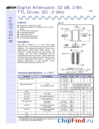 Datasheet AT20-0273 manufacturer M/A-COM