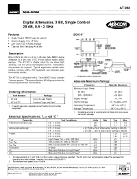Datasheet AT-242 manufacturer M/A-COM