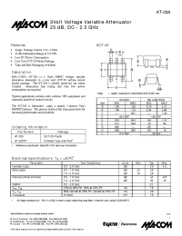 Datasheet AT-255 manufacturer M/A-COM