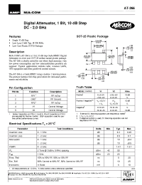 Datasheet AT-266 производства M/A-COM