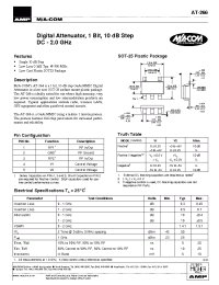 Datasheet AT-266RTR manufacturer M/A-COM