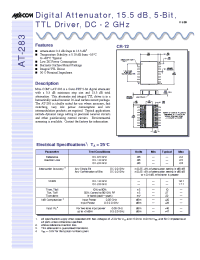 Datasheet AT-283 manufacturer M/A-COM