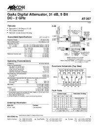 Datasheet AT-357SMA manufacturer M/A-COM