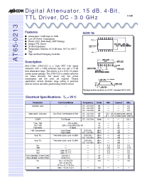 Datasheet AT65-0213-TB manufacturer M/A-COM