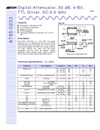 Datasheet AT65-0233 manufacturer M/A-COM