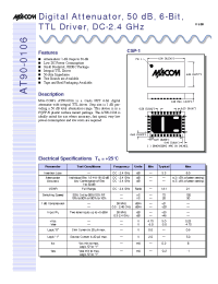 Datasheet AT90-0106 manufacturer M/A-COM