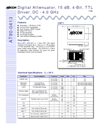 Datasheet AT90-0413 manufacturer M/A-COM