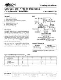 Datasheet CH20-0032-17G-TR manufacturer M/A-COM