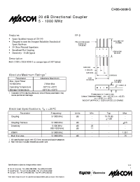 Datasheet CH35-0008-S manufacturer M/A-COM