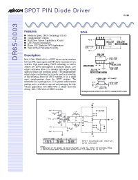 Datasheet DR65-0003 manufacturer M/A-COM