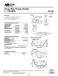 Datasheet DS-328 manufacturer M/A-COM