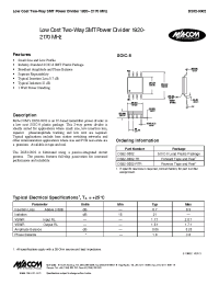 Datasheet DS52-0002-TR manufacturer M/A-COM