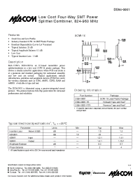 Datasheet DS54-0001-RTR manufacturer M/A-COM