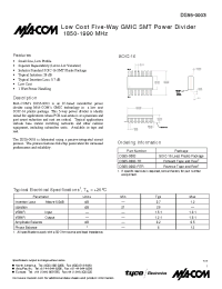 Datasheet DS55-0003-RTR manufacturer M/A-COM