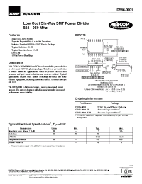 Datasheet DS56-0001-RTR manufacturer M/A-COM