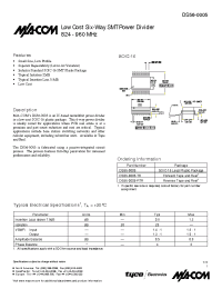 Datasheet DS56-0005-TR manufacturer M/A-COM
