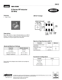 Datasheet EIN12 manufacturer M/A-COM