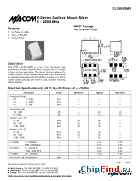 Datasheet ELCM-25MH manufacturer M/A-COM