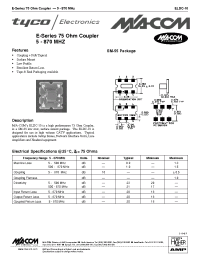 Datasheet ELDC-10 manufacturer M/A-COM
