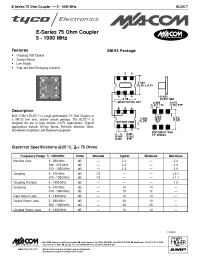 Datasheet ELDC-7 manufacturer M/A-COM