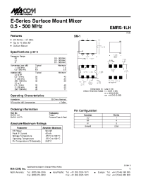 Datasheet EMRS-1LHTR manufacturer M/A-COM