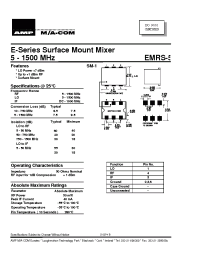 Datasheet EMRS-5 manufacturer M/A-COM