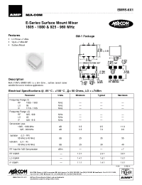 Datasheet EMRS-6X1 manufacturer M/A-COM