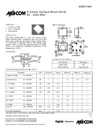 Datasheet ESMD-C50HTR manufacturer M/A-COM