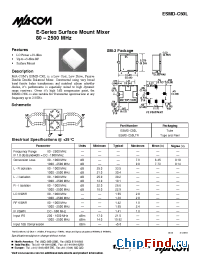 Datasheet ESMD-C50L manufacturer M/A-COM