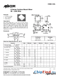 Datasheet ESMD-C50LTR manufacturer M/A-COM