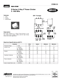 Datasheet ESSM-2-6 manufacturer M/A-COM