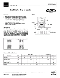Datasheet FR42-0001 manufacturer M/A-COM