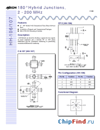 Datasheet HH-107 manufacturer M/A-COM