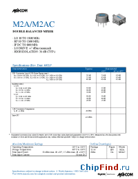 Datasheet M2A manufacturer M/A-COM