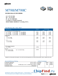 Datasheet M79HC manufacturer M/A-COM