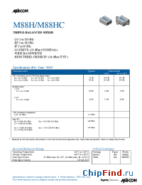 Datasheet M88HC производства M/A-COM