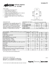 Datasheet MA08602FR manufacturer M/A-COM