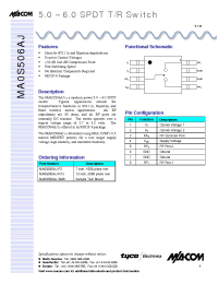 Datasheet MA0S506AJ-R13 manufacturer M/A-COM