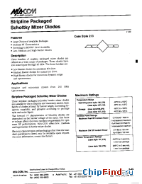 Datasheet MA40060-213 manufacturer M/A-COM