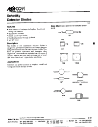 Datasheet MA40207-276 manufacturer M/A-COM