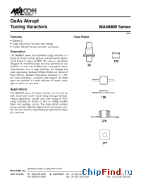 Datasheet MA46602-30 manufacturer M/A-COM