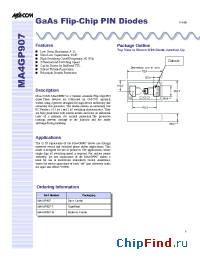 Datasheet MA4GP907 manufacturer M/A-COM