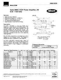 Datasheet MA4M manufacturer M/A-COM