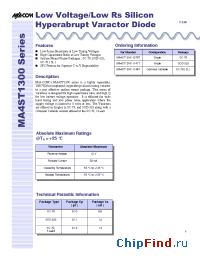 Datasheet MA4ST1320 manufacturer M/A-COM