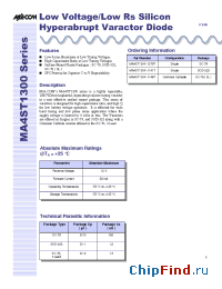 Datasheet MA4ST1340 manufacturer M/A-COM