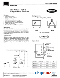 Datasheet MA4ST230-1146 manufacturer M/A-COM